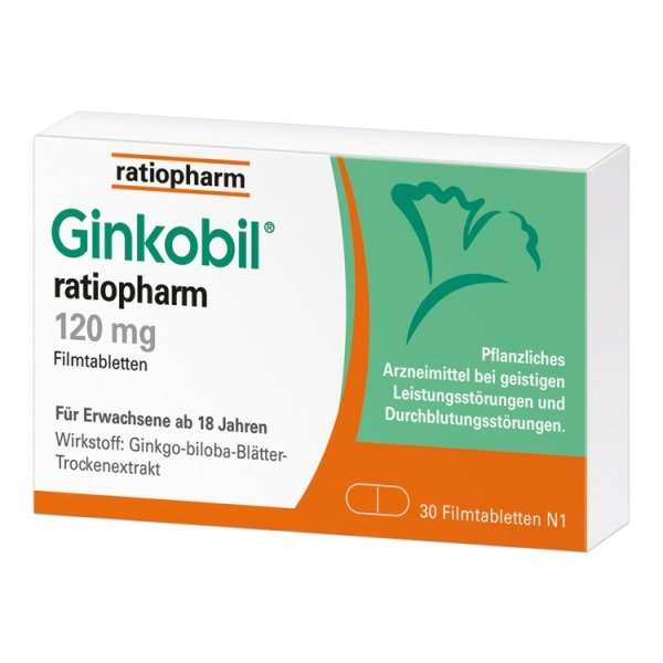 Ginkobil ratiopharm 120 mg