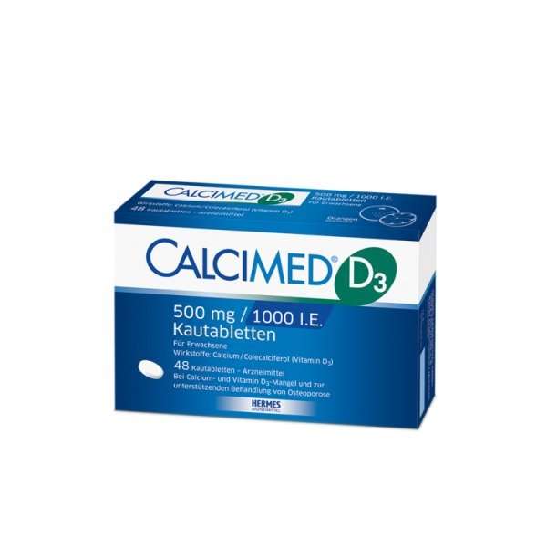 Calcimed D3 500 mg/1000 I.E. Kautabletten