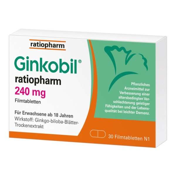 Ginkobil ratiopharm 240 mg