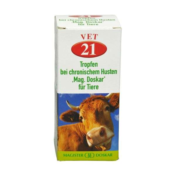 Tropfen bei chronischem Husten "Mag. Doskar" für Tiere