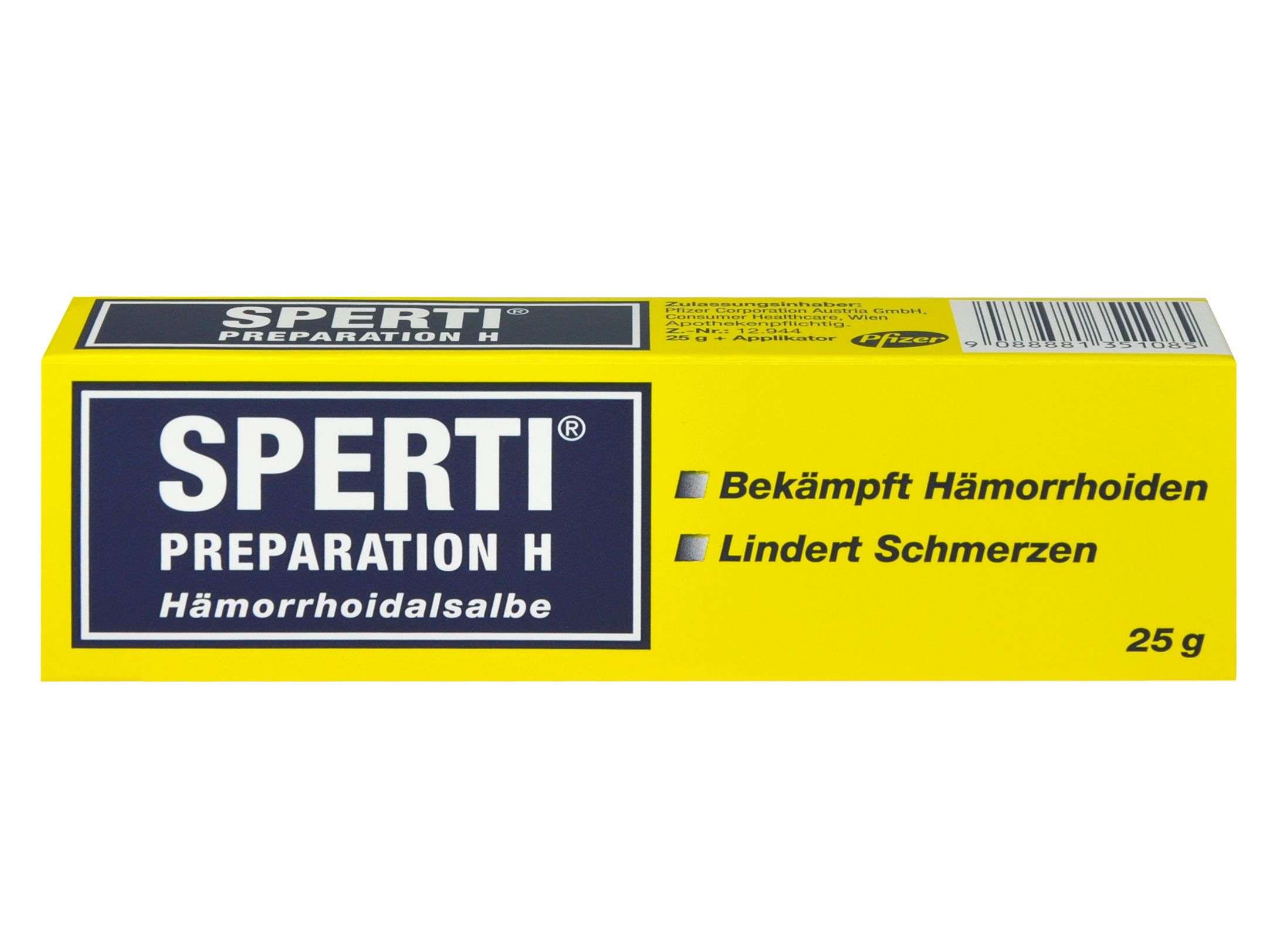 Sperti Preparation H Hämorrhoidalsalbe