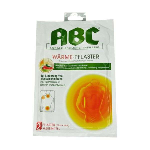 ABC Lokale Schmerz-Therapie Wärme-Pflaster Capsicum 11 mg wirkstoffhaltiges Pflaster