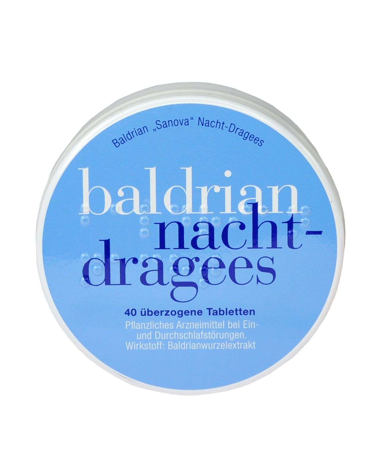 Baldrian "Sanova" Nachtruhe Dragees