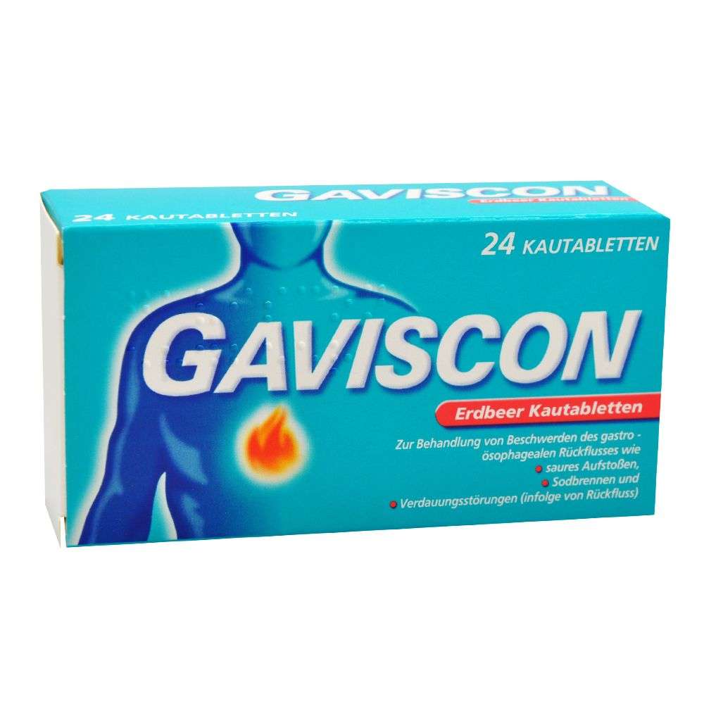 Gaviscon Erdbeer Kautabletten