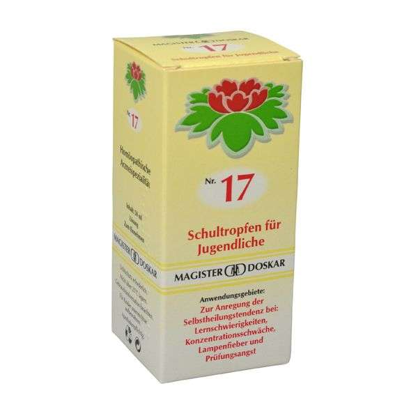 Nr. 17 Schultropfen zum Einnehmen für Jugendliche "Mag. Doskar"