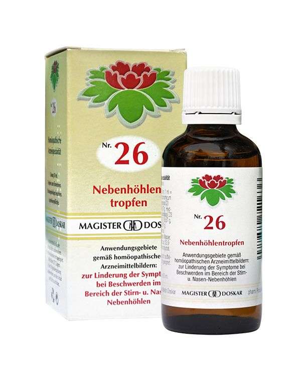 Nr. 26 Nebenhöhlen-Tropfen zum Einnehmen "Mag. Doskar"