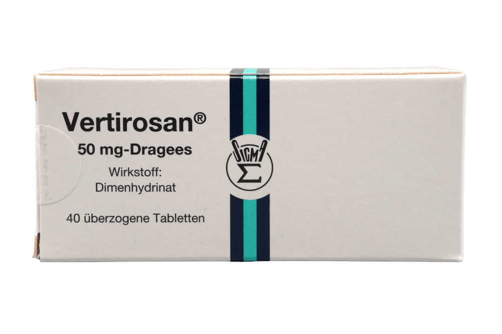 Vertirosan 50 mg - Dragees