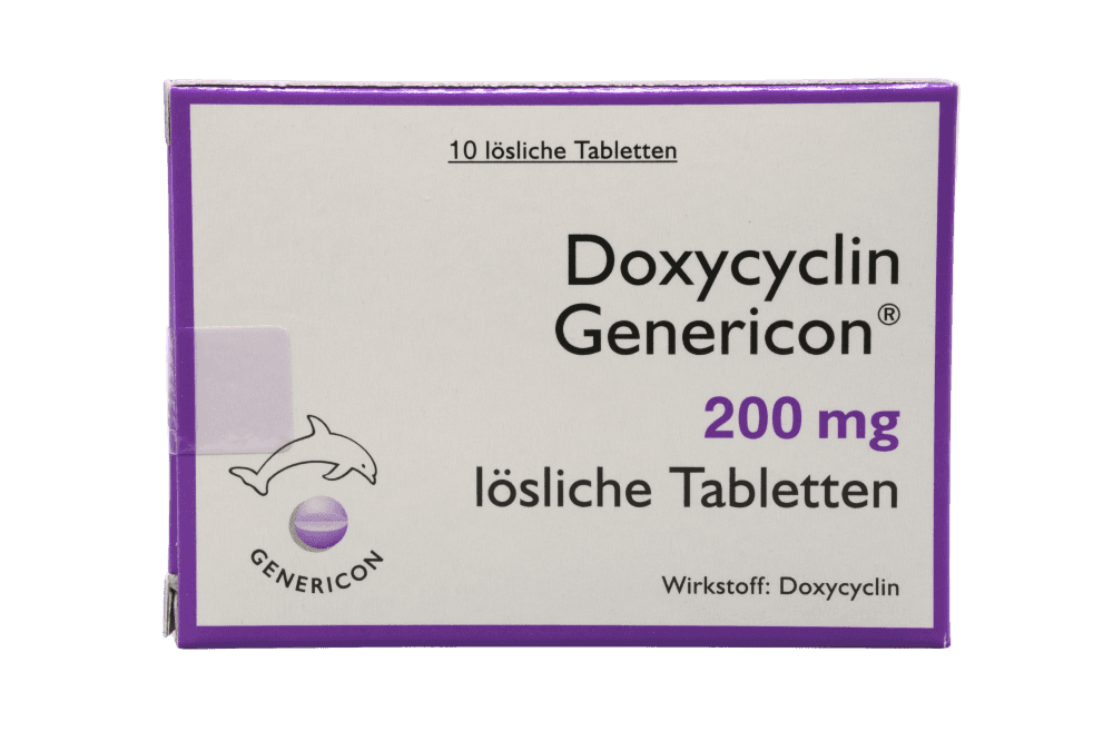 Doxycyclin Genericon 200 mg lösliche Tabletten