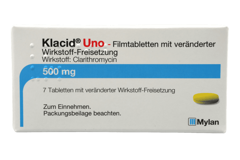 Klacid Uno - Filmtabletten mit veränderter Wirkstoff-Freisetzung