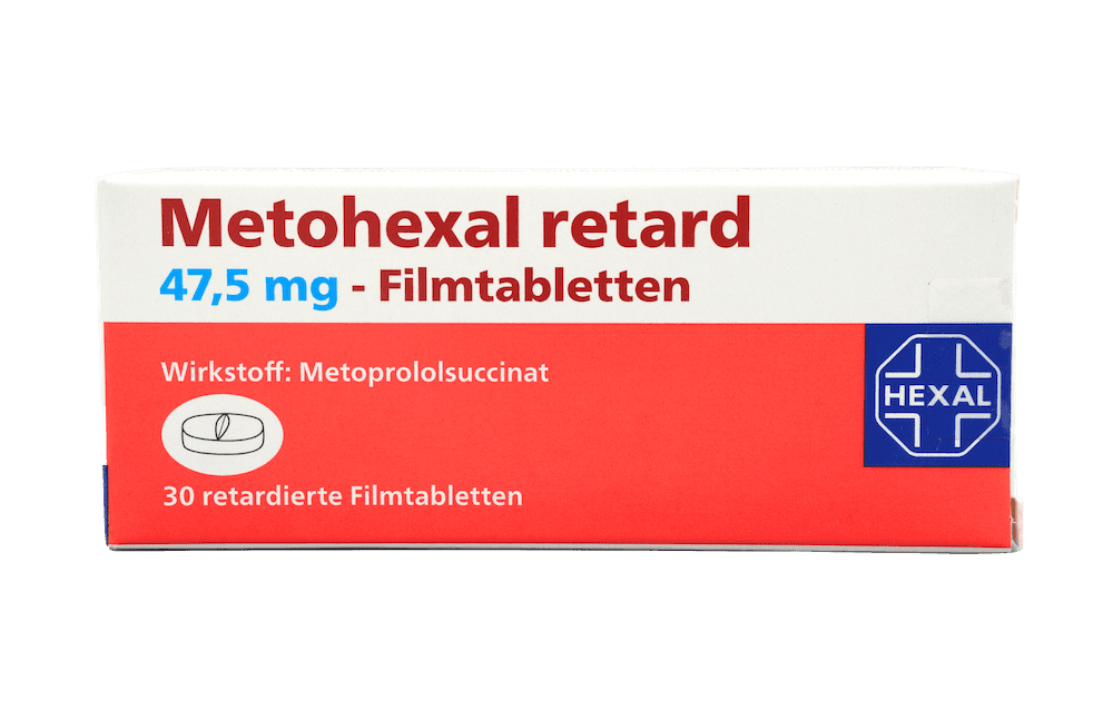 Metohexal retard 47,5 mg - Filmtabletten