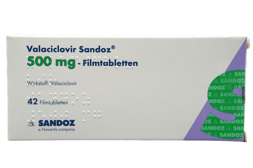 Valaciclovir Sandoz 500 mg - Filmtabletten