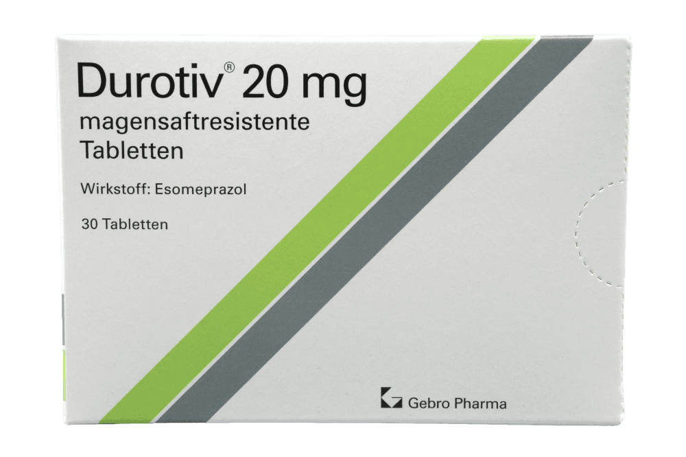Durotiv 20 mg magensaftresistente Tabletten