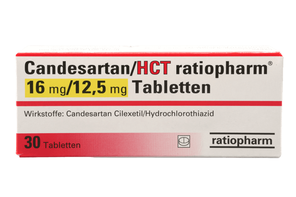 Candesartan/HCT ratiopharm 16 mg/12,5 mg Tabletten