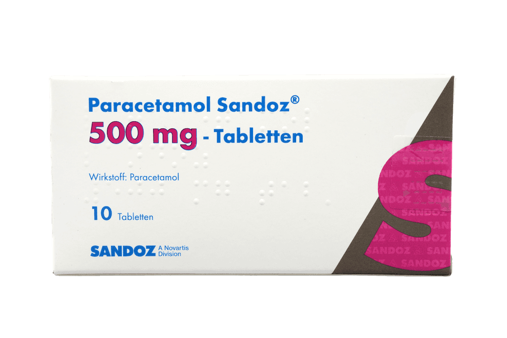 Paracetamol Sandoz 500 mg - Tabletten