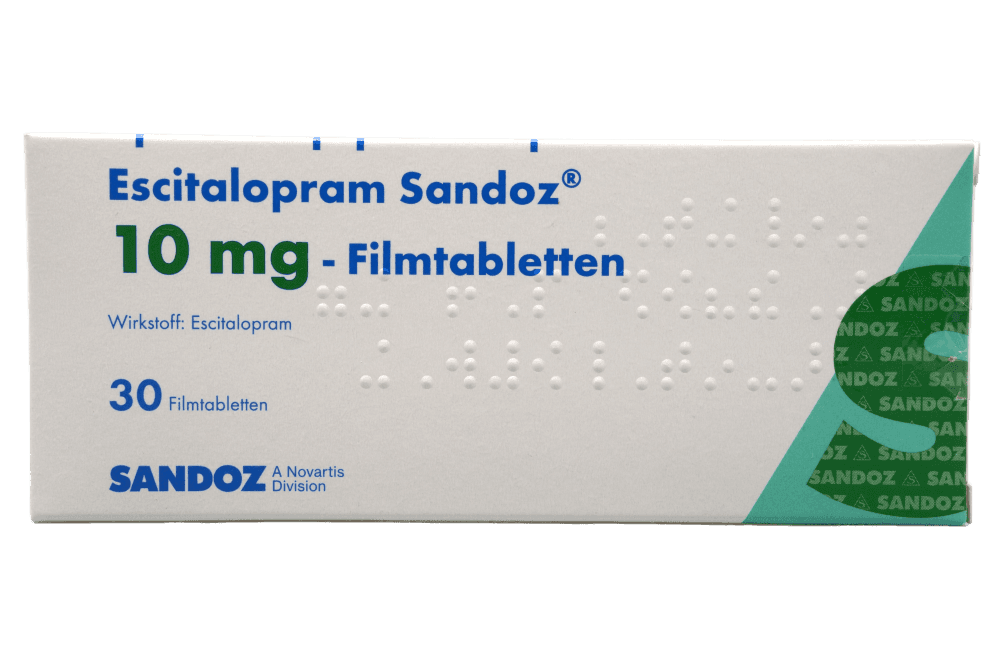 Escitalopram Sandoz 10 mg - Filmtabletten