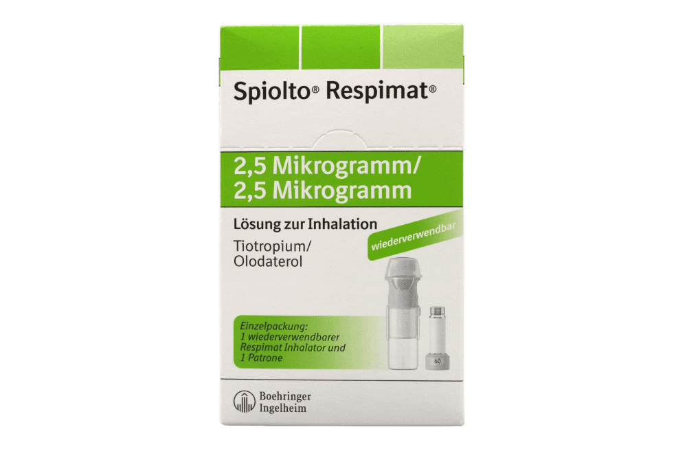 Spiolto Respimat 2,5 Mikrogramm/2,5 Mikrogramm Lösung zur Inhalation