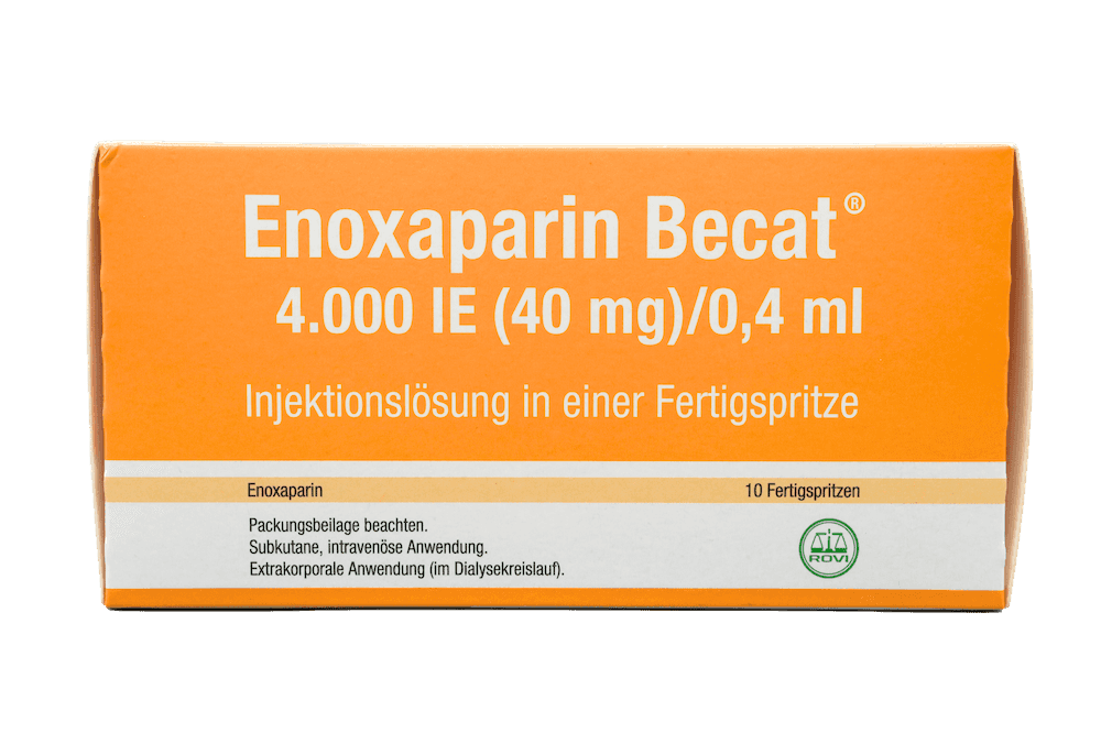 Enoxaparin Becat 4.000 IE (40 mg)/0,4 ml Injektionslösung in einer Fertigspritze