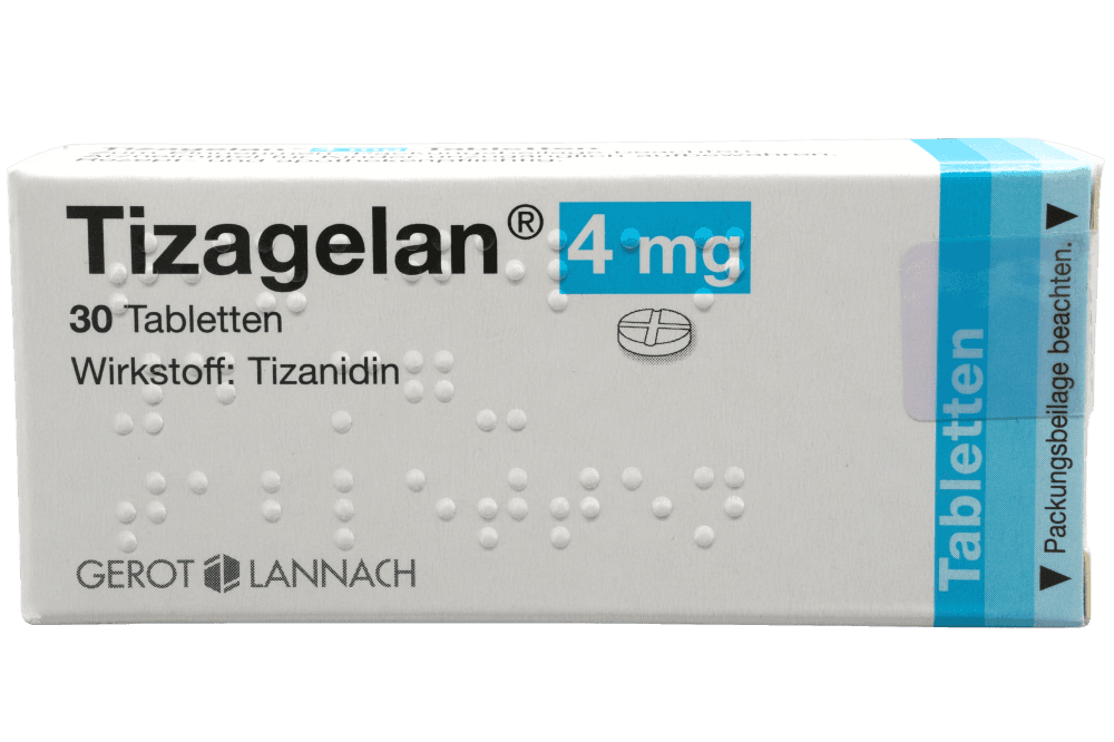 Tizagelan 4 mg-Tabletten