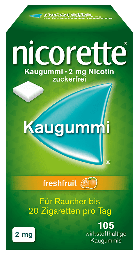 Nicorette Freshfruit 2 mg - Kaugummi zur Raucherentwöhnung