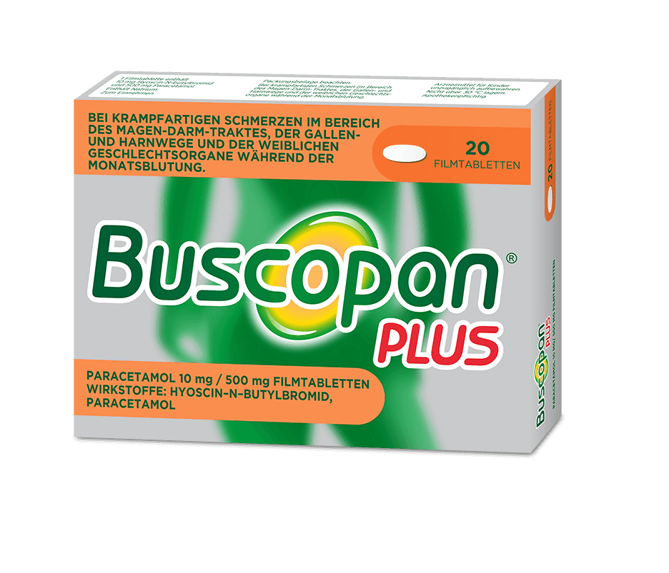 Buscopan plus Paracetamol 10 mg/ 500 mg Filmtabletten