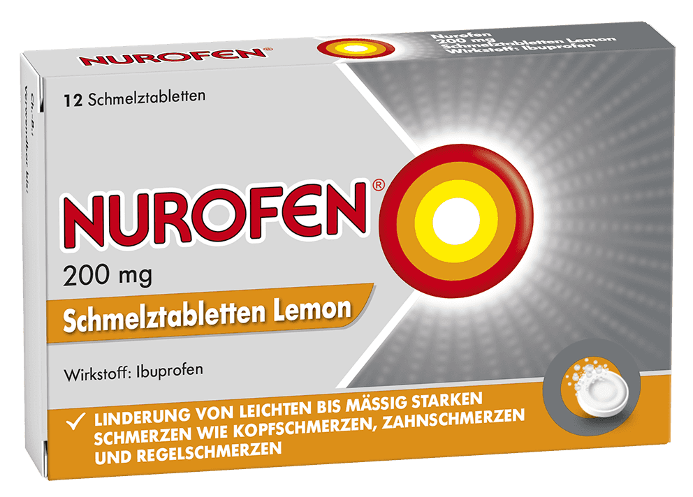 Nurofen 200 mg Schmelztabletten Lemon