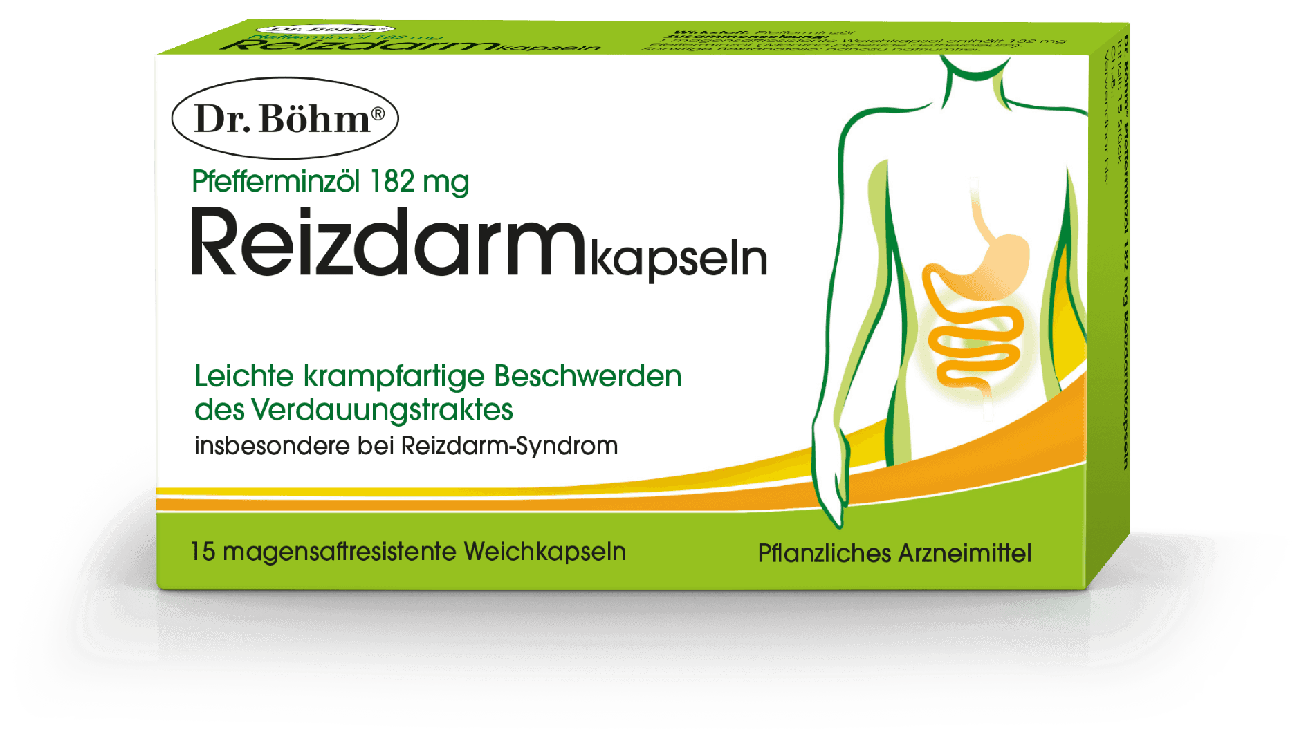 Dr. Böhm Pfefferminzöl 182 mg Reizdarmkapseln