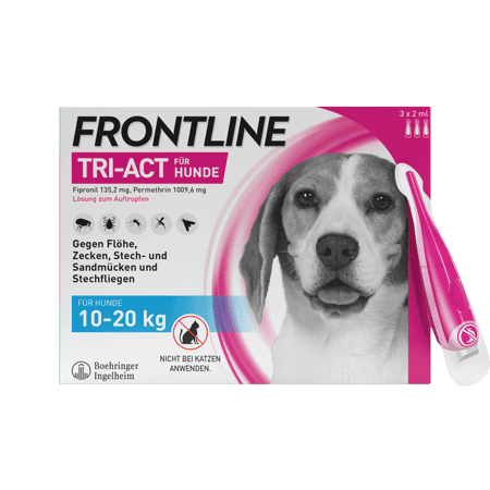 Frontline Tri-Act Lösung zum Auftropfen für Hunde 10-20 kg