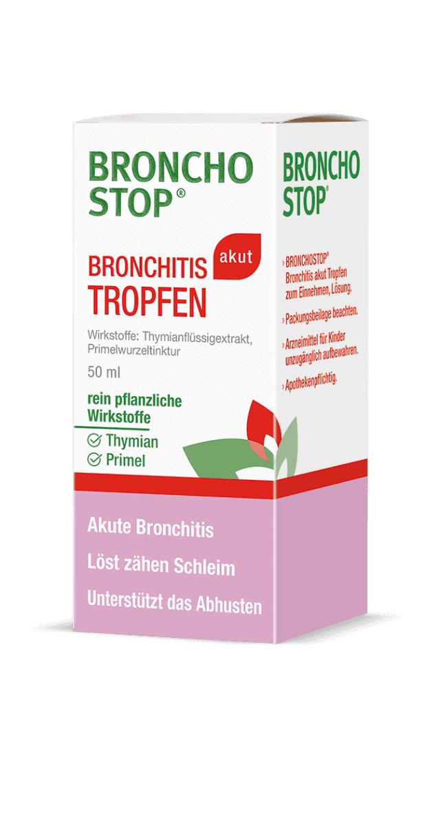 BRONCHOSTOP Bronchitis akut Tropfen zum Einnehmen, Lösung