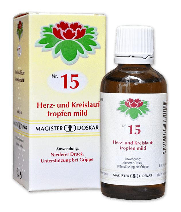 Nr. 15 Herz- und Kreislauftropfen mild zum Einnehmen "Mag. Doskar"