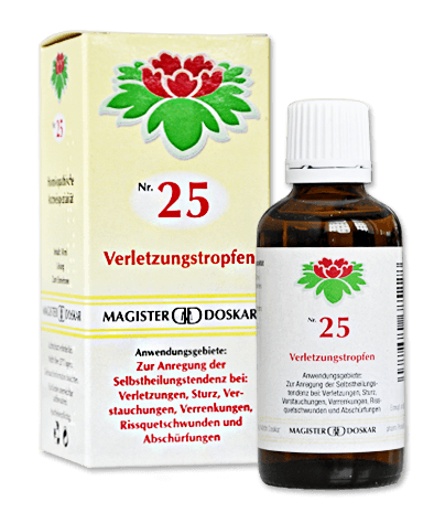 Nr. 25 Verletzungstropfen zum Einnehmen "Mag.Doskar"
