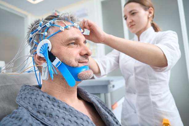 Onderzoek in een slaaplaboratorium