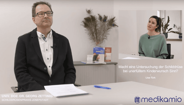 Univ. Doz. Intervista al Dr. Georg Zettinig sulle malattie della tiroide e il desiderio di avere figli
