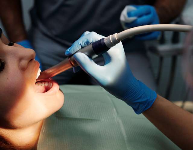 Aufnahme einer Zahnuntersuchung