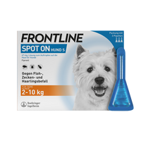 Frontline Spot on Hund S 67 mg Lösung zum Auftropfen auf die Haut für Hunde