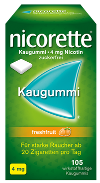 Nicorette Freshfruit 4 mg - Kaugummi zur Raucherentwöhnung