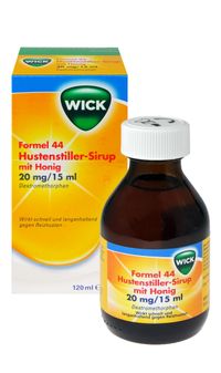 Wick Formel 44 Hustenstiller - Sirup mit Honig 20 mg / 15 ml