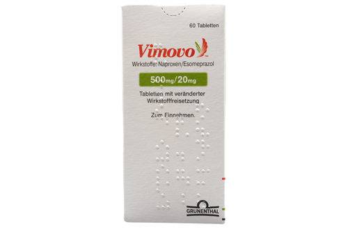 Vimovo 500 mg/20 mg Tabletten mit veränderter Wirkstofffreisetzung