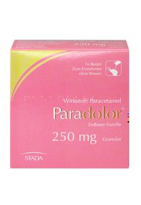 Paradolor Erdbeer-Vanille 250 mg Granulat