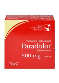 Paradolor Erdbeer-Vanille 500 mg Granulat
