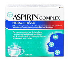 Aspirin Complex Heißgetränk 500 mg / 30 mg Granulat zur Herstellung einer Suspension zum Einnehmen