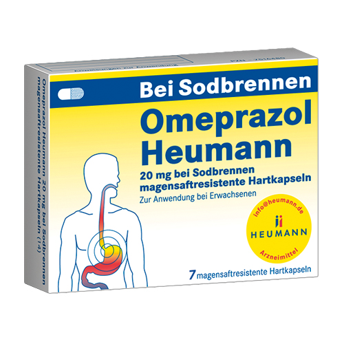 Abbildung Omeprazol Heumann 20 mg magensaftresistente Hartkapseln