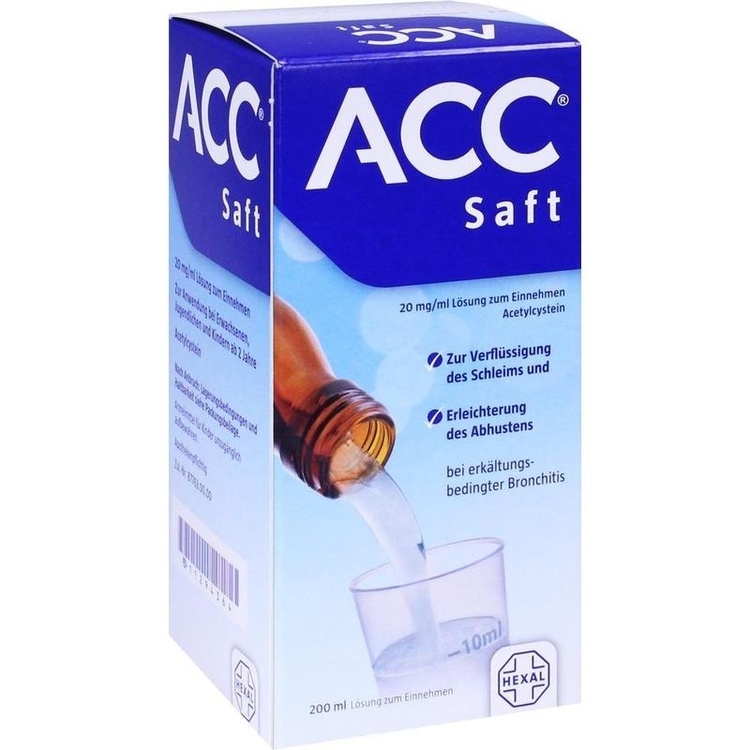 Abbildung ACC Saft, 20 mg/ml Lösung zum Einnehmen