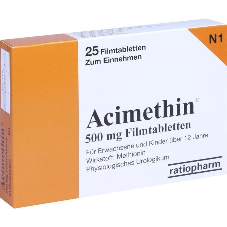 Abbildung Acimethin 500 mg Filmtabletten