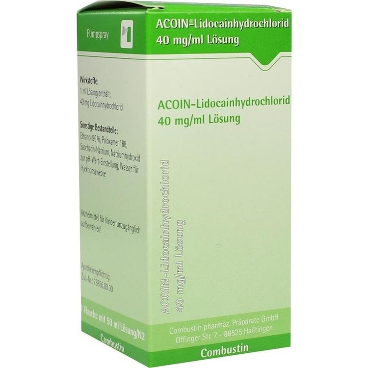 Abbildung Acoin - Lidocainhydrochlorid 40 mg/ml Lösung