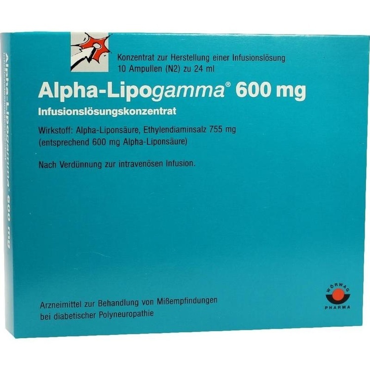 Abbildung Alpha-Lipogamma 600mg Infusionslösungskonzentrat