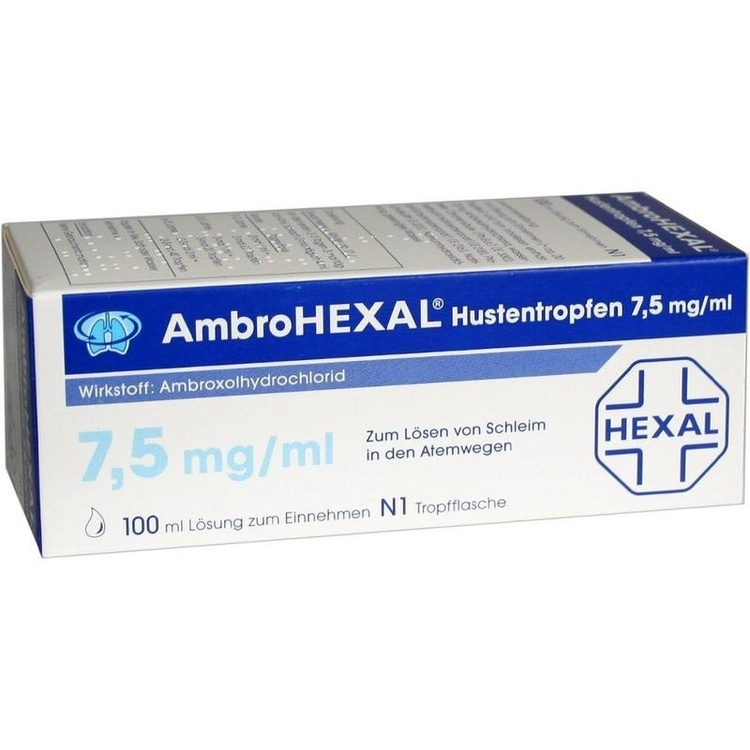 Abbildung AmbroHEXAL Hustentropfen 7,5 mg/ml