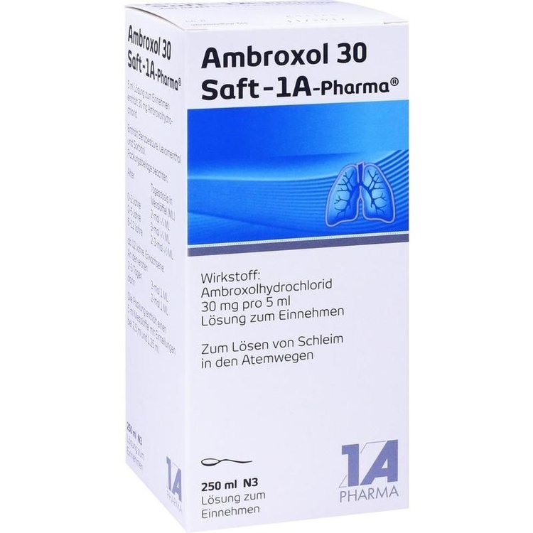 Abbildung Ambroxol 30 Saft - 1 A Pharma