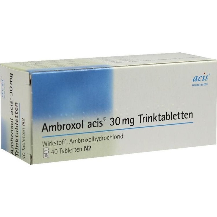 Abbildung Ambroxol acis 30 mg Trinktabletten