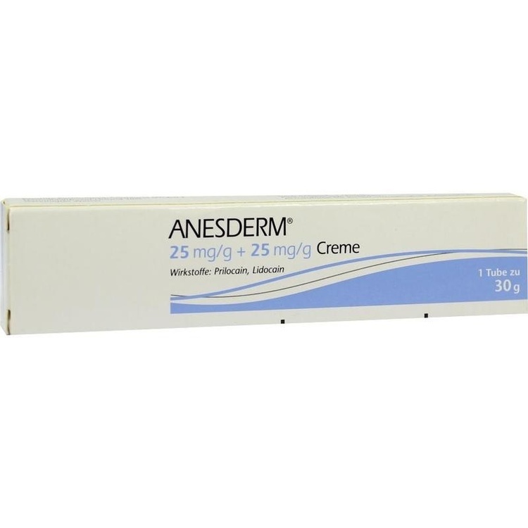 Abbildung ANESDERM 25 mg/g + 25 mg/g Creme