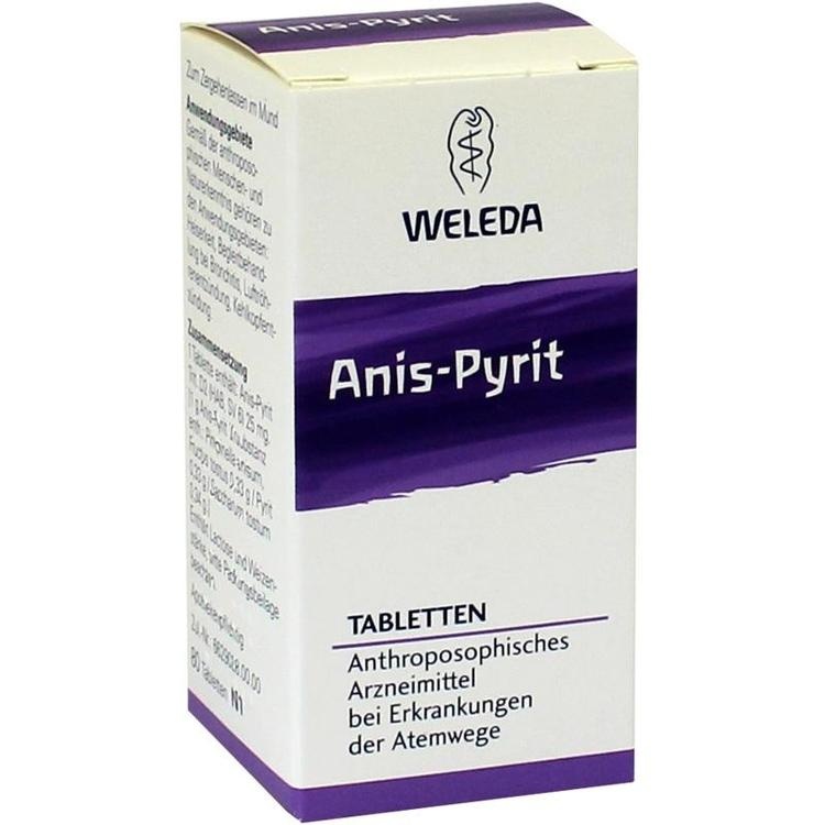 Abbildung Anis-Pyrit Tabletten Weleda
